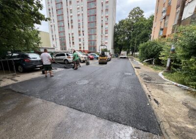 Pécs Varsány utca – aszfaltozás